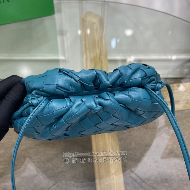 Bottega veneta高端女包 98061 寶緹嘉升級版小號編織雲朵包 BV經典款純手工編織羔羊皮女包  gxz1175